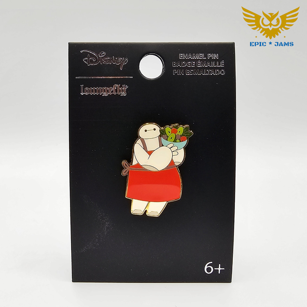 Loungefly Exclusive Disney Big Hero 6 Baymax Salad Enamel Pin New